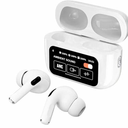 A9 Pro Earbuds Anc/enc Dauble Dark Tuch Screen Display Noise Reduction Wireless Earbuds For Android And Ios/airpods