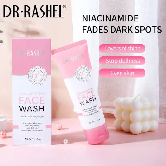 Dr Rashel Niacinamide Whitening Face Wash | Brightening Lightening Facial Clean, 100g