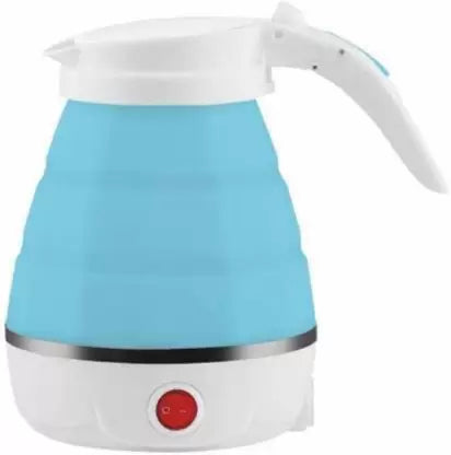 Foldable And Portable Teapot Water Heater Electric Kettle For Travel And Home Tea Pot Water Kettle Silica Gel Fast Water Boiling 600 Ml